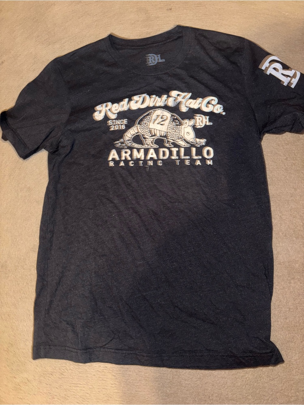 Armadillo Racing Team Black Graphic Tee by